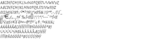 Product picture MythologyThin Italic