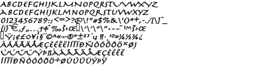 Product picture MythologyWide BoldItalic