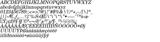 Product picture NewBoston Italic