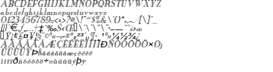 Product picture NewEngEngrWide Italic