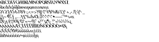 Product picture PareReverse Italic