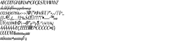 Product picture ParisCondensed  BoldItalic