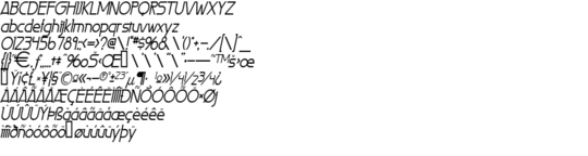 Product picture PersiaCondensed Italic