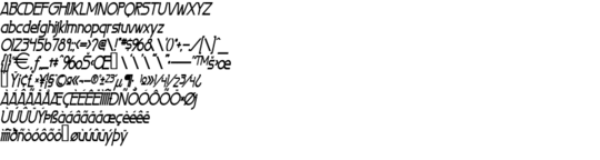 Product picture PersiaThin BoldItalic