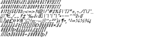 Product picture PhoenixWideD Italic