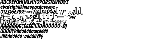 Product picture ReviewCondensed Italic