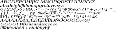 Product picture RoomyExtended Italic