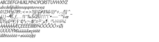 Product picture RoryCondensed Italic