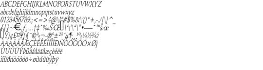 Product picture SchroederCondensed Italic