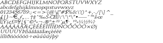 Product picture SchroederWide Italic