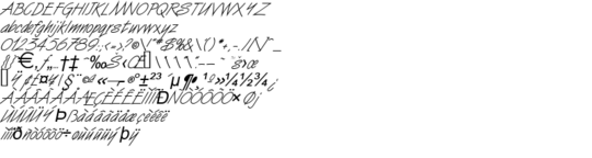 Product picture Surfer Italic