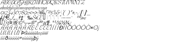 Product picture Tango  Italic