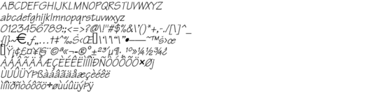 Product picture Techno Italic