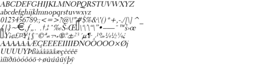 Product picture Trann Italic