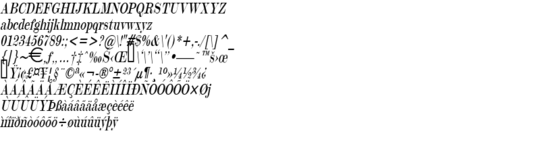 Product picture UpstartCondensed Italic